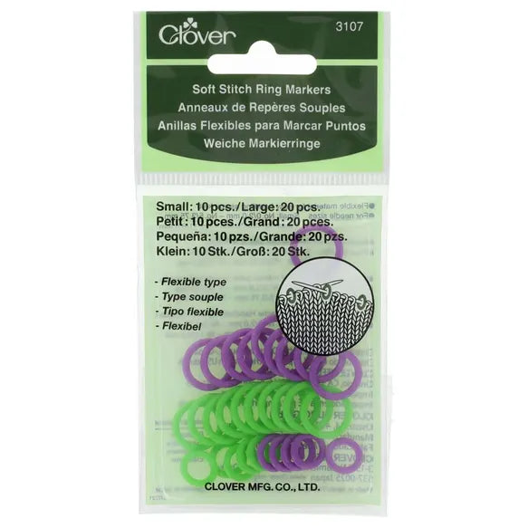 Clover stekenmarkeerders ring zacht