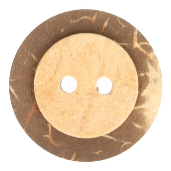Wooden button coconut light