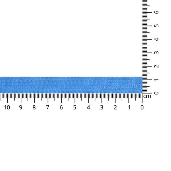 Keperband voor strikken mondmasker -blauw - per meter